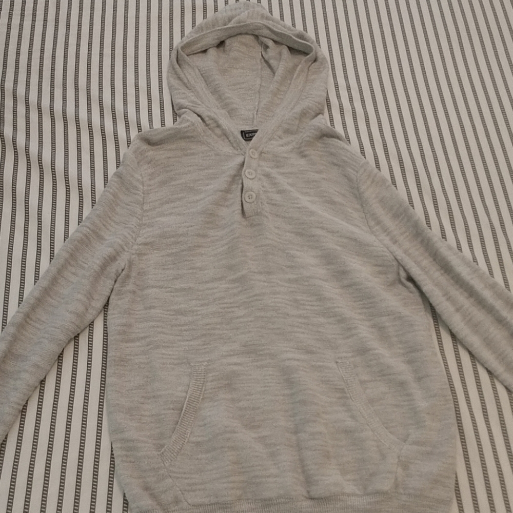 Mens long sleeve Express with hood